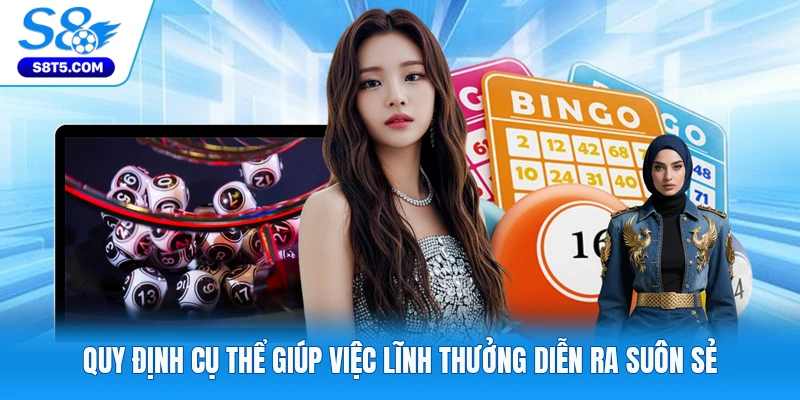 Quy định cụ thể giúp việc lĩnh thưởng diễn ra suôn sẻ